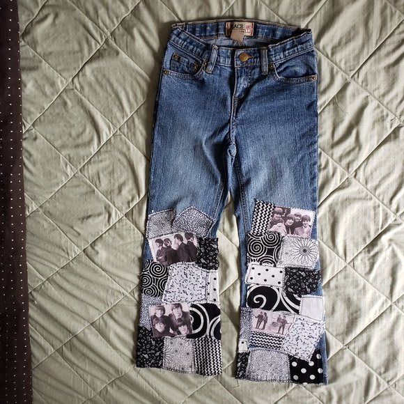 One Of a Kind Customized Girls BEATLES Outfit 6X-7 Fab Four - Picture 5 of 12